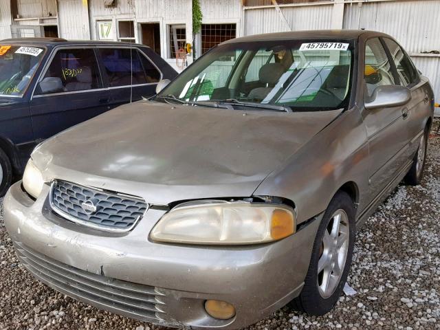 3N1BB51D31L121095 - 2001 NISSAN SENTRA SE GRAY photo 2