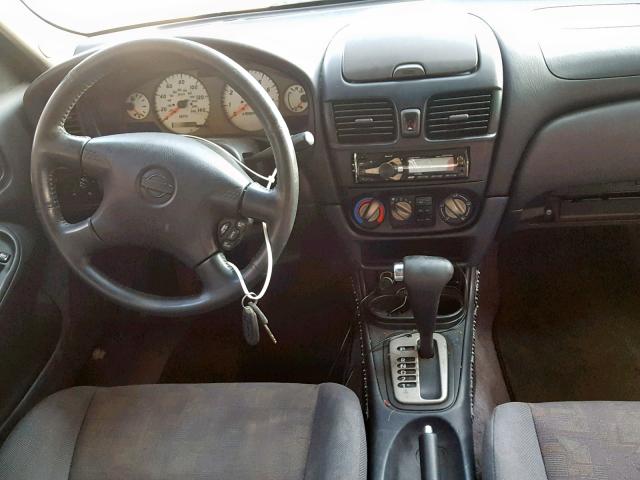 3N1BB51D31L121095 - 2001 NISSAN SENTRA SE GRAY photo 9