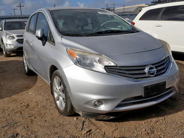 3N1CE2CP7EL428194 - 2014 NISSAN VERSA NOTE SILVER photo 1