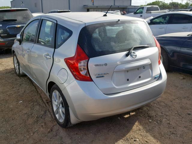 3N1CE2CP7EL428194 - 2014 NISSAN VERSA NOTE SILVER photo 3