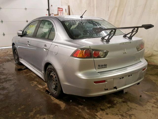 JA32U2FU5FU001163 - 2015 MITSUBISHI LANCER ES SILVER photo 3