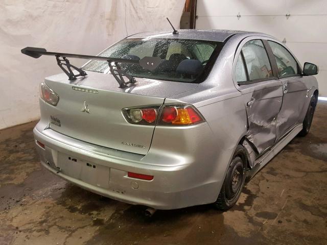 JA32U2FU5FU001163 - 2015 MITSUBISHI LANCER ES SILVER photo 4