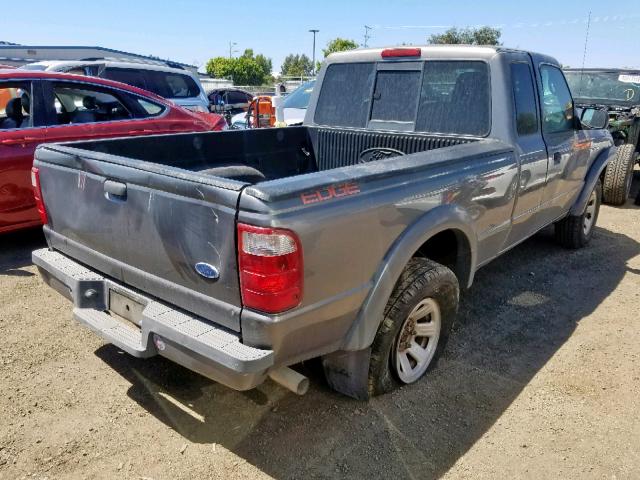 1FTYR14U75PA80472 - 2005 FORD RANGER SUP GRAY photo 4