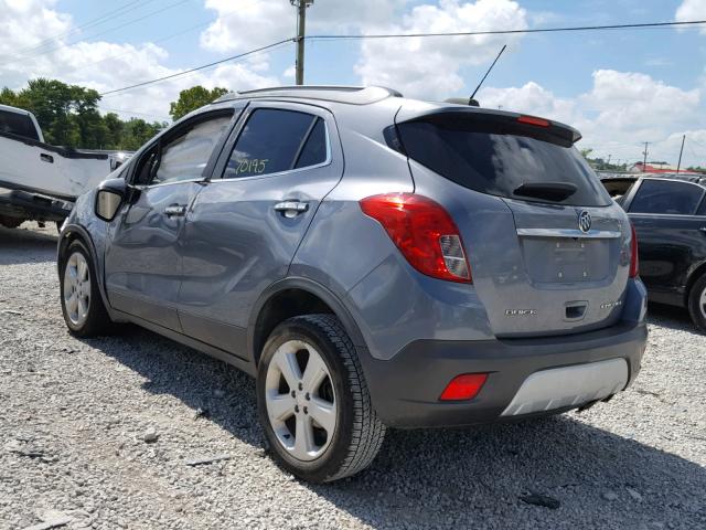 KL4CJBSB0FB147060 - 2015 BUICK ENCORE CON GRAY photo 3