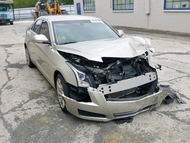 1G6AB5RA9E0152067 - 2014 CADILLAC ATS LUXURY BEIGE photo 1