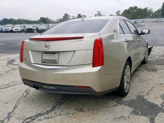 1G6AB5RA9E0152067 - 2014 CADILLAC ATS LUXURY BEIGE photo 4