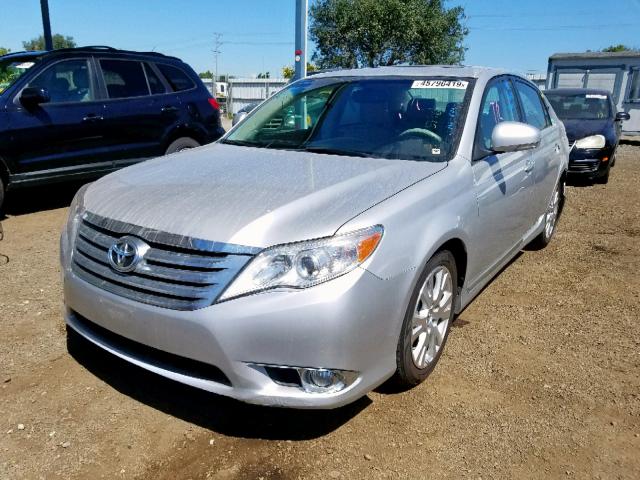 4T1BK3DB0CU448876 - 2012 TOYOTA AVALON BAS SILVER photo 2