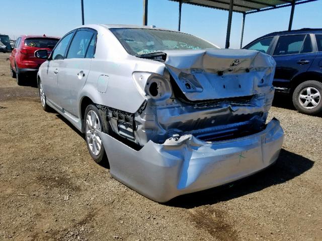 4T1BK3DB0CU448876 - 2012 TOYOTA AVALON BAS SILVER photo 3