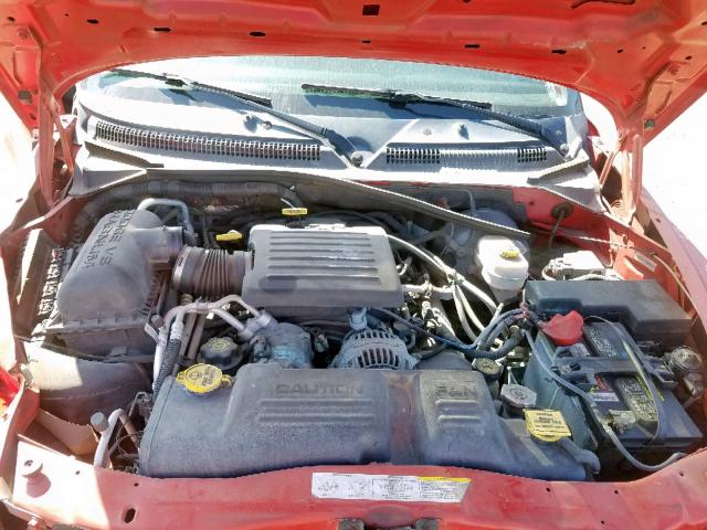 1D4HR38N63F619927 - 2003 DODGE DURANGO SP RED photo 7