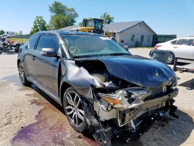 JTKJF5C79E3069339 - 2014 TOYOTA SCION TC ნაცრისფერი ფოტო 1