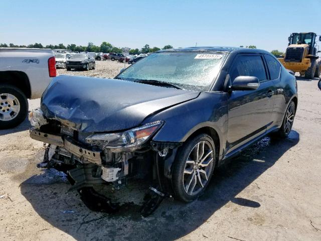 JTKJF5C79E3069339 - 2014 TOYOTA SCION TC ნაცრისფერი ფოტო 2