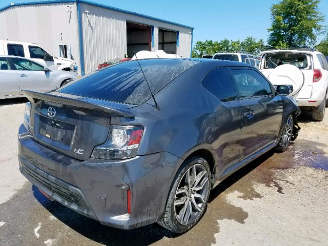 JTKJF5C79E3069339 - 2014 TOYOTA SCION TC ნაცრისფერი ფოტო 4