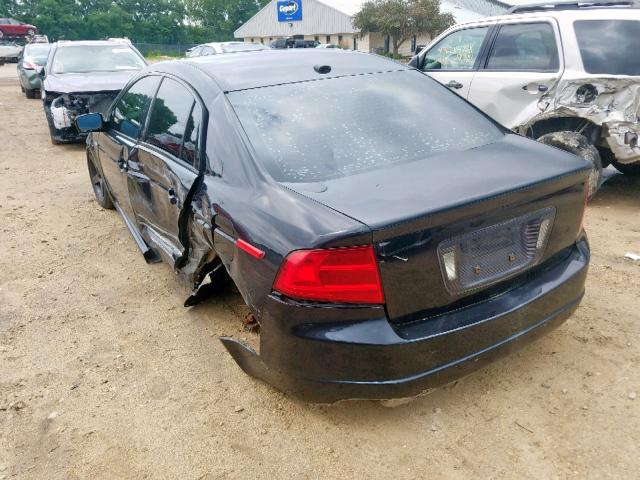 19UUA65596A063088 - 2006 ACURA 3.2TL BLACK photo 3