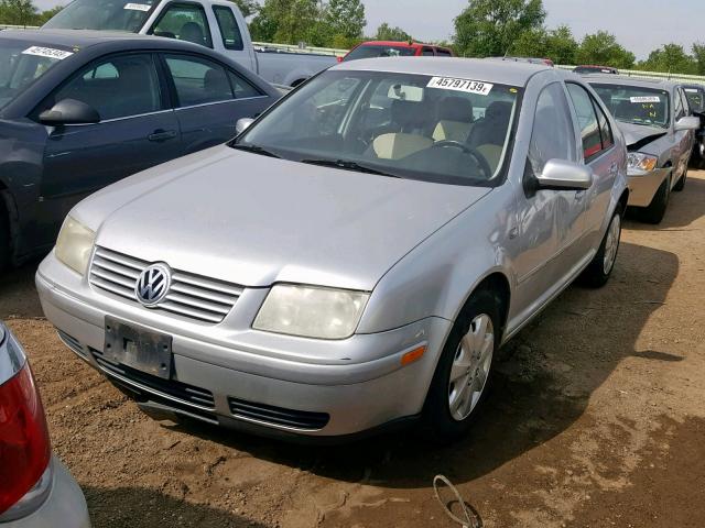 3VWRK29M21M069433 - 2001 VOLKSWAGEN JETTA GL SILVER photo 2