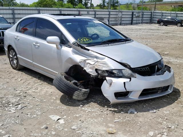 2HGFA1F97AH531410 - 2010 HONDA CIVIC EXL SILVER photo 1