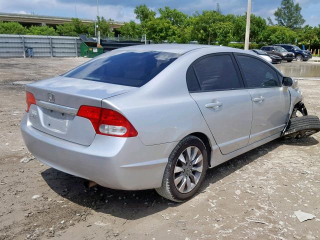 2HGFA1F97AH531410 - 2010 HONDA CIVIC EXL SILVER photo 4