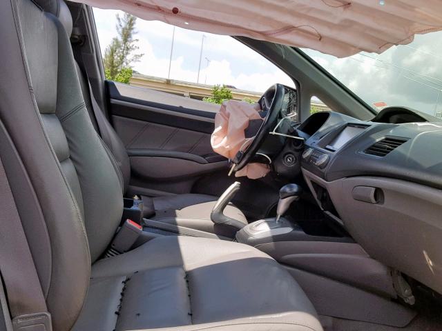 2HGFA1F97AH531410 - 2010 HONDA CIVIC EXL SILVER photo 5