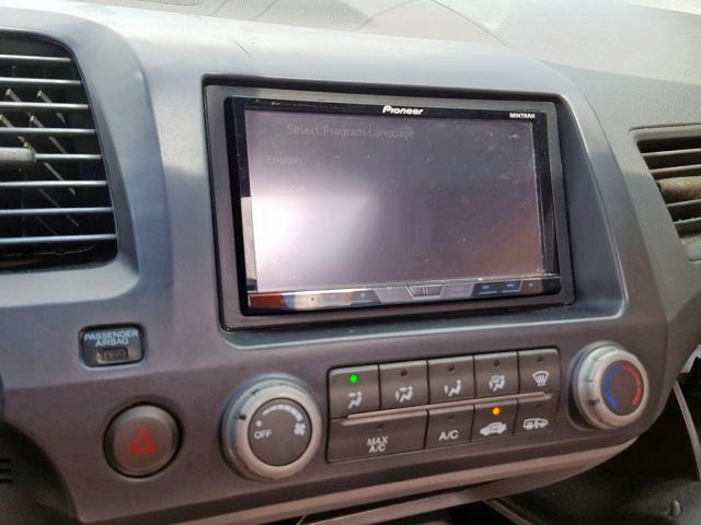 2HGFA1F97AH531410 - 2010 HONDA CIVIC EXL SILVER photo 9