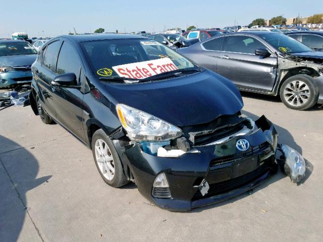 JTDKDTB39E1564138 - 2014 TOYOTA PRIUS C BLACK photo 1