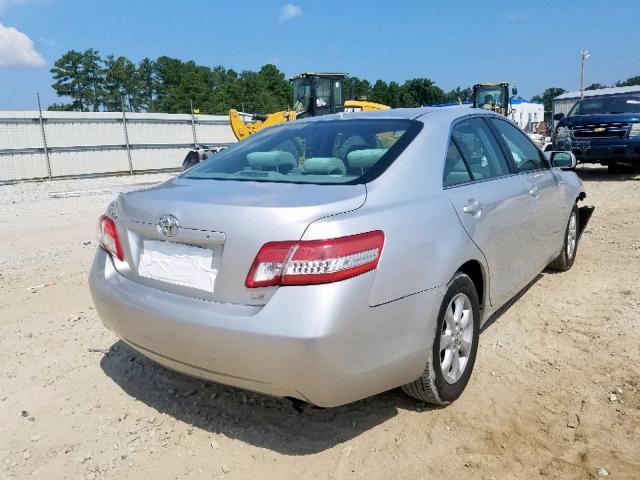 4T1BF3EK6BU600791 - 2011 TOYOTA CAMRY BASE SILVER photo 4