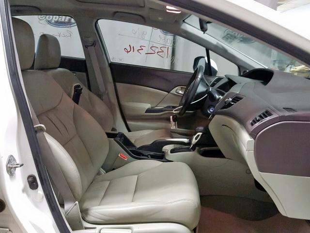 19XFB2F91CE023286 - 2012 HONDA CIVIC EXL 白色 照片 5