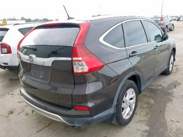 2HKRM3H76FH517121 - 2015 HONDA CR-V EXL BLACK photo 4