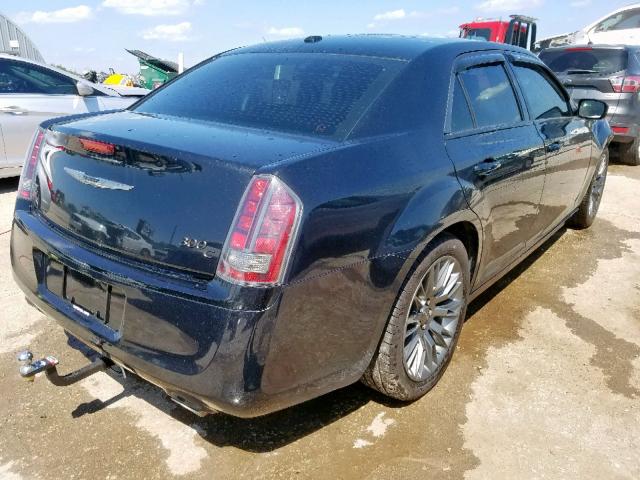 2C3CCADG6EH238444 - 2014 CHRYSLER 300C VARVA BLACK photo 4