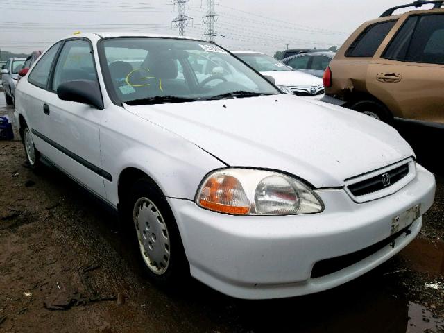 1HGEJ6220VL093968 - 1997 HONDA CIVIC DX WHITE photo 1