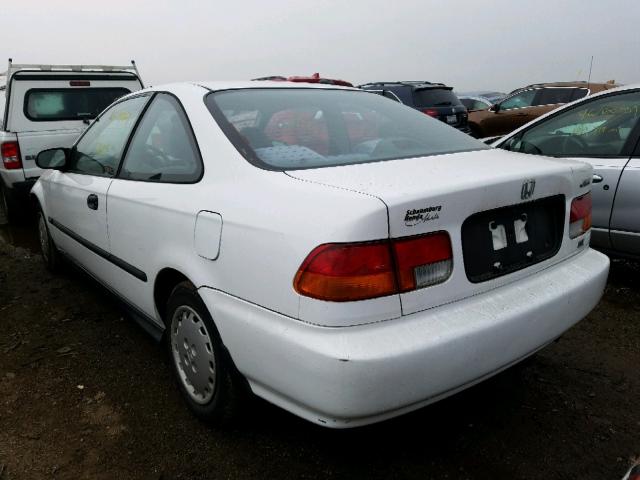 1HGEJ6220VL093968 - 1997 HONDA CIVIC DX WHITE photo 3