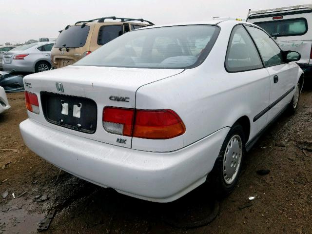 1HGEJ6220VL093968 - 1997 HONDA CIVIC DX WHITE photo 4