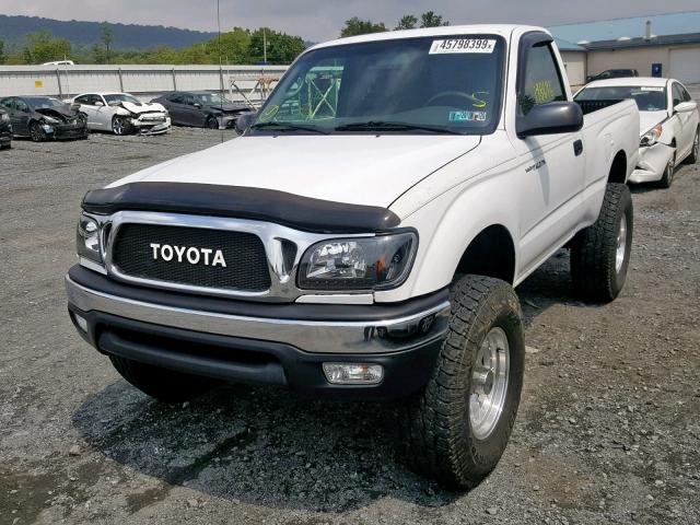 5TENM92N24Z456708 - 2004 TOYOTA TACOMA PRE WHITE photo 2