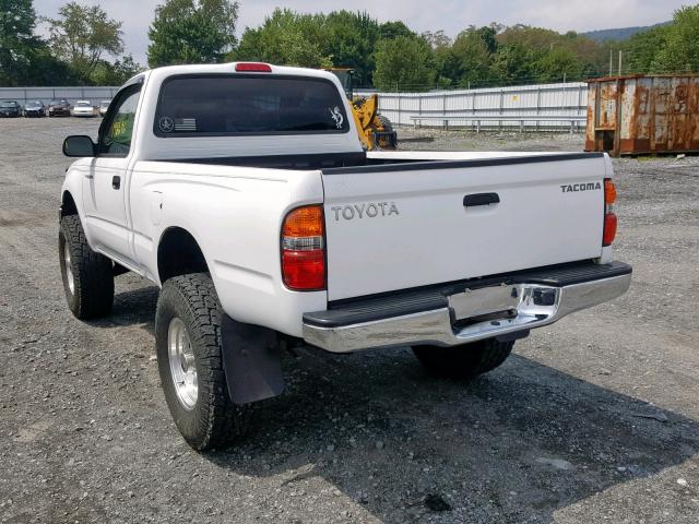 5TENM92N24Z456708 - 2004 TOYOTA TACOMA PRE WHITE photo 3