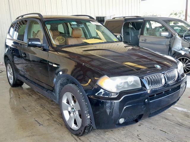 WBXPA93486WG83687 - 2006 BMW X3 3.0I BLACK photo 1