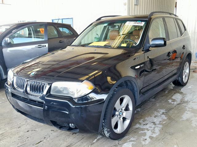 WBXPA93486WG83687 - 2006 BMW X3 3.0I BLACK photo 2