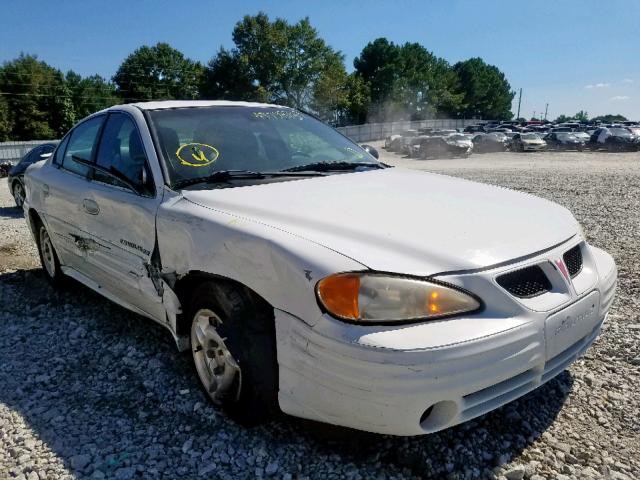 1G2NE52F22C218596 - 2002 PONTIAC GRAND AM S WHITE photo 1