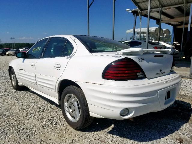 1G2NE52F22C218596 - 2002 PONTIAC GRAND AM S WHITE photo 3