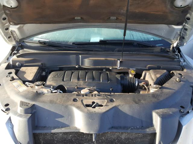 5GAKRCED8CJ281069 - 2012 BUICK ENCLAVE SILVER photo 7