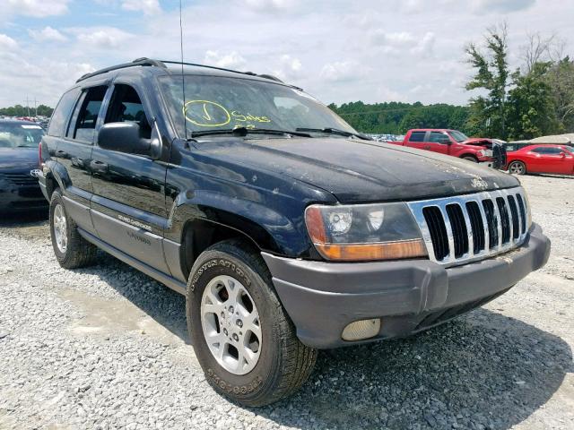 1J4GX48S41C624014 - 2001 JEEP GRAND CHER BLACK photo 1