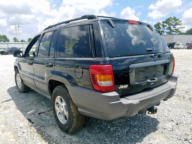 1J4GX48S41C624014 - 2001 JEEP GRAND CHER BLACK photo 3