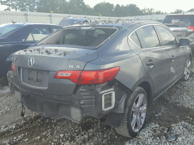 19VDE1F39EE002539 - 2014 ACURA ILX 20 GRAY photo 4