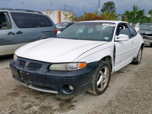 1G2WP12K4XF261976 - 1999 PONTIAC GRAND PRIX WHITE photo 2