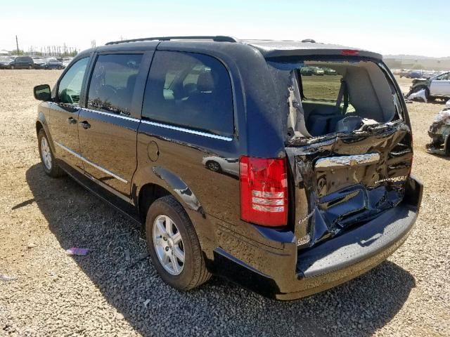 2A4RR5D1XAR356924 - 2010 CHRYSLER TOWN & COU BLACK photo 3