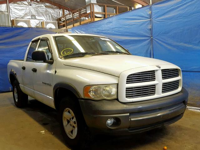 1D7HU18D43J679053 - 2003 DODGE RAM 1500 S WHITE photo 1