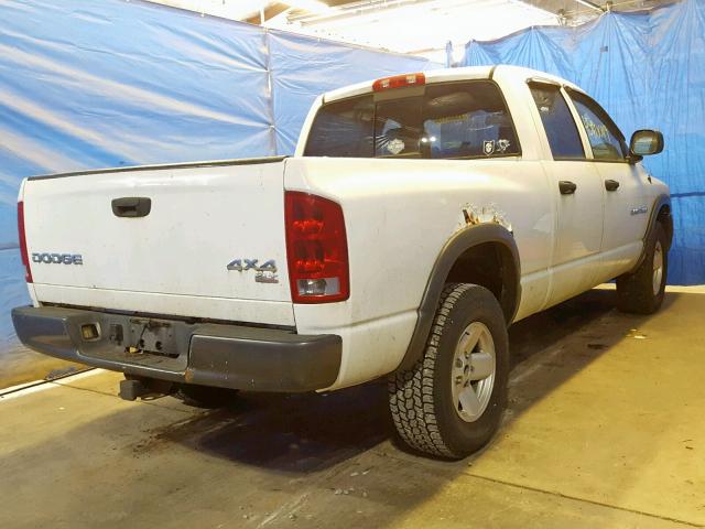 1D7HU18D43J679053 - 2003 DODGE RAM 1500 S WHITE photo 4