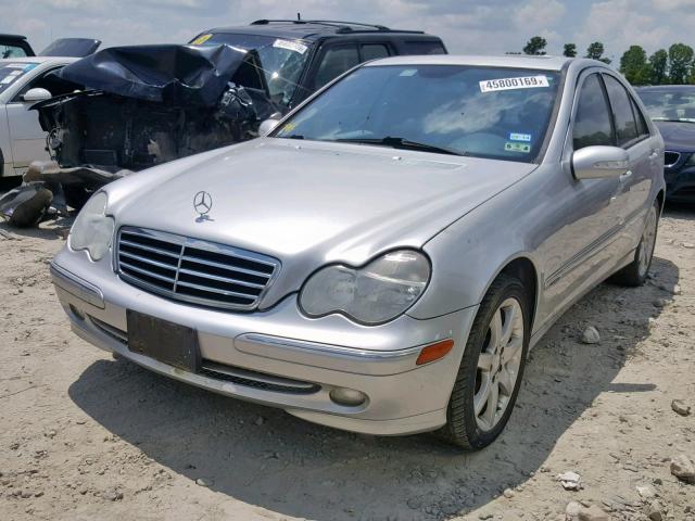 WDBRF40J43F434668 - 2003 MERCEDES-BENZ C 230K SPO SILVER photo 2