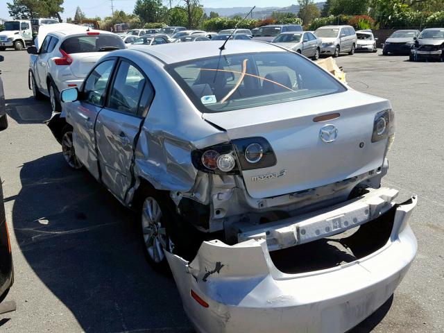 JM1BK12G471719579 - 2007 MAZDA 3 I GRAY photo 3