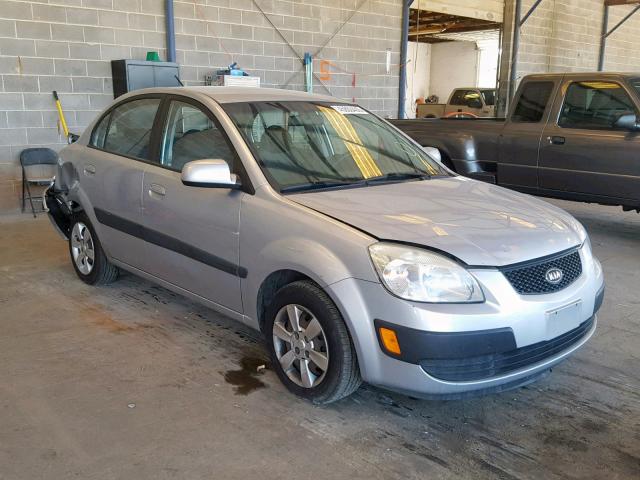 KNADE123366092689 - 2006 KIA RIO SILVER photo 1