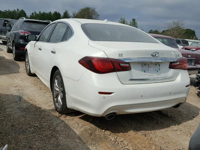 JN1BY1AP9FM541569 - 2015 INFINITI Q70 3.7 WHITE photo 3