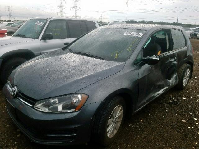 3VW917AU3GM044819 - 2016 VOLKSWAGEN GOLF BASE 灰色 照片 2