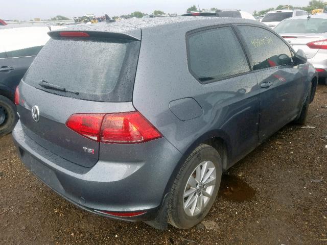 3VW917AU3GM044819 - 2016 VOLKSWAGEN GOLF BASE 灰色 照片 4